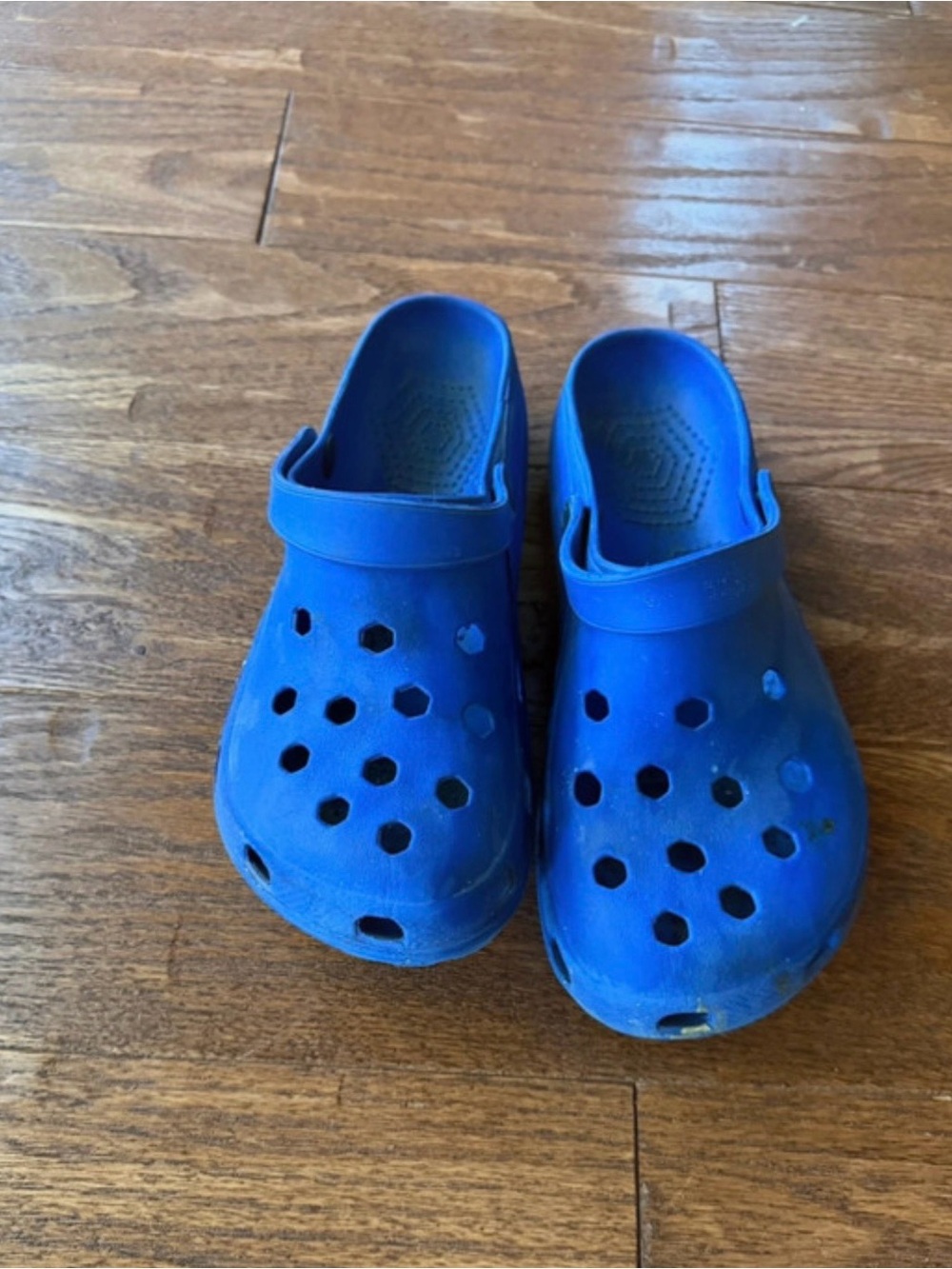 Men’s Blue Clog Sandals - Comfortable Slip-On - Picture 2 of 4